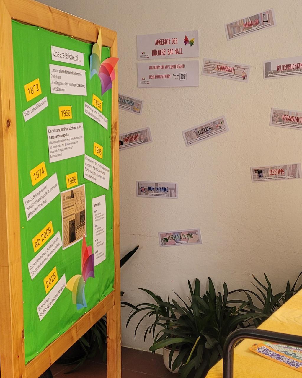 Ausstellung Chronik Bücherei