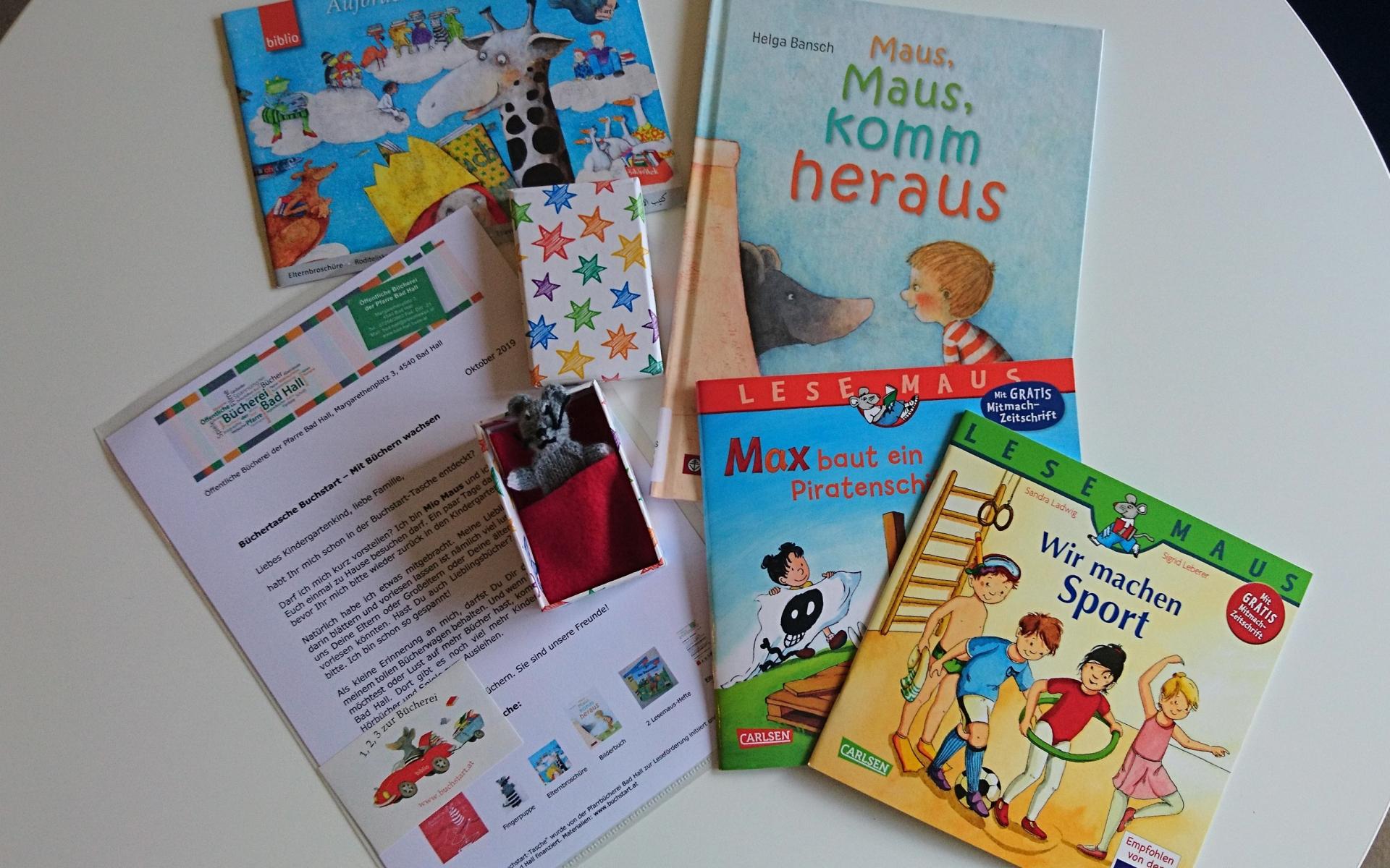 Inhalt Büchertasche
