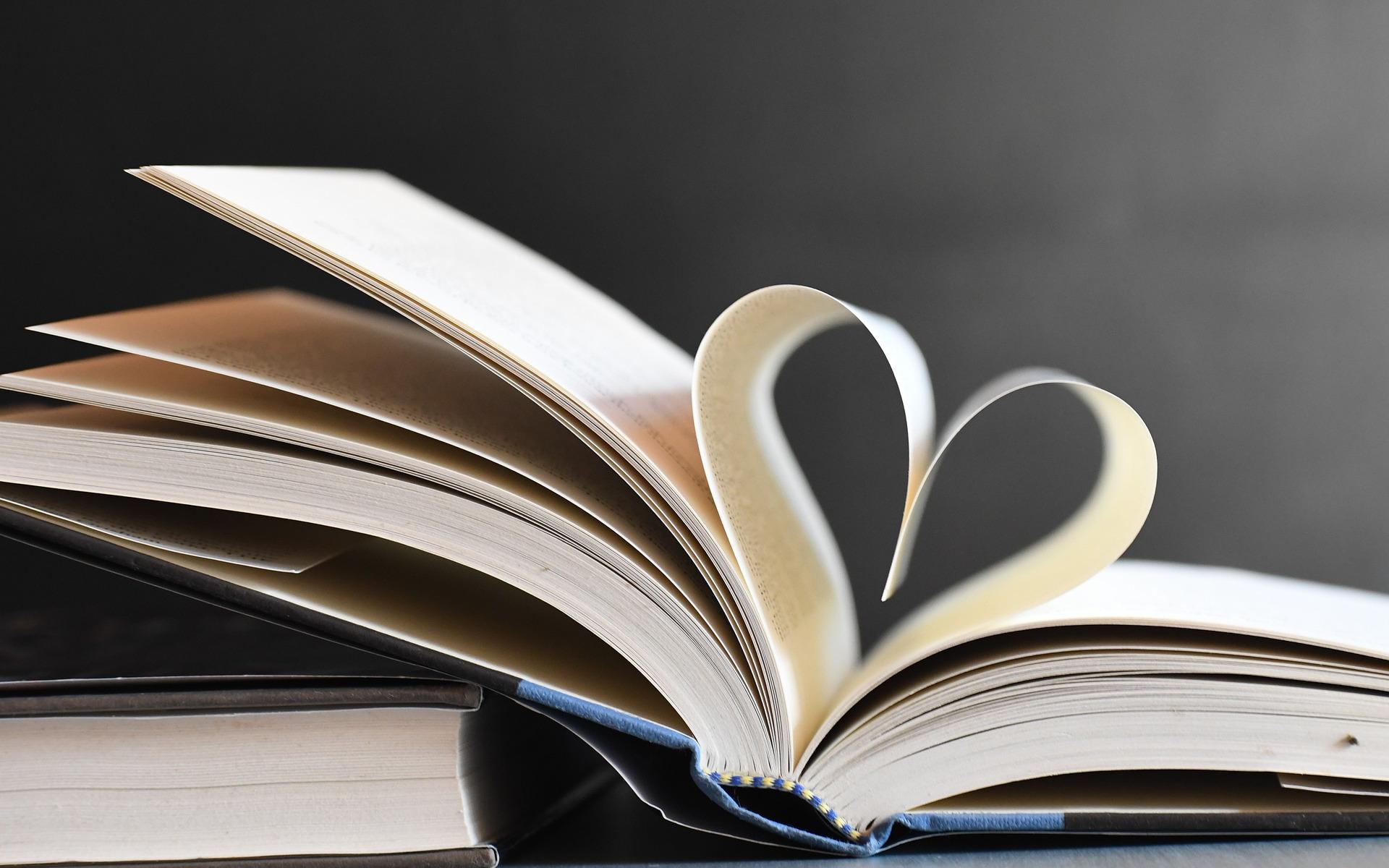 Buch aufgeschlagen