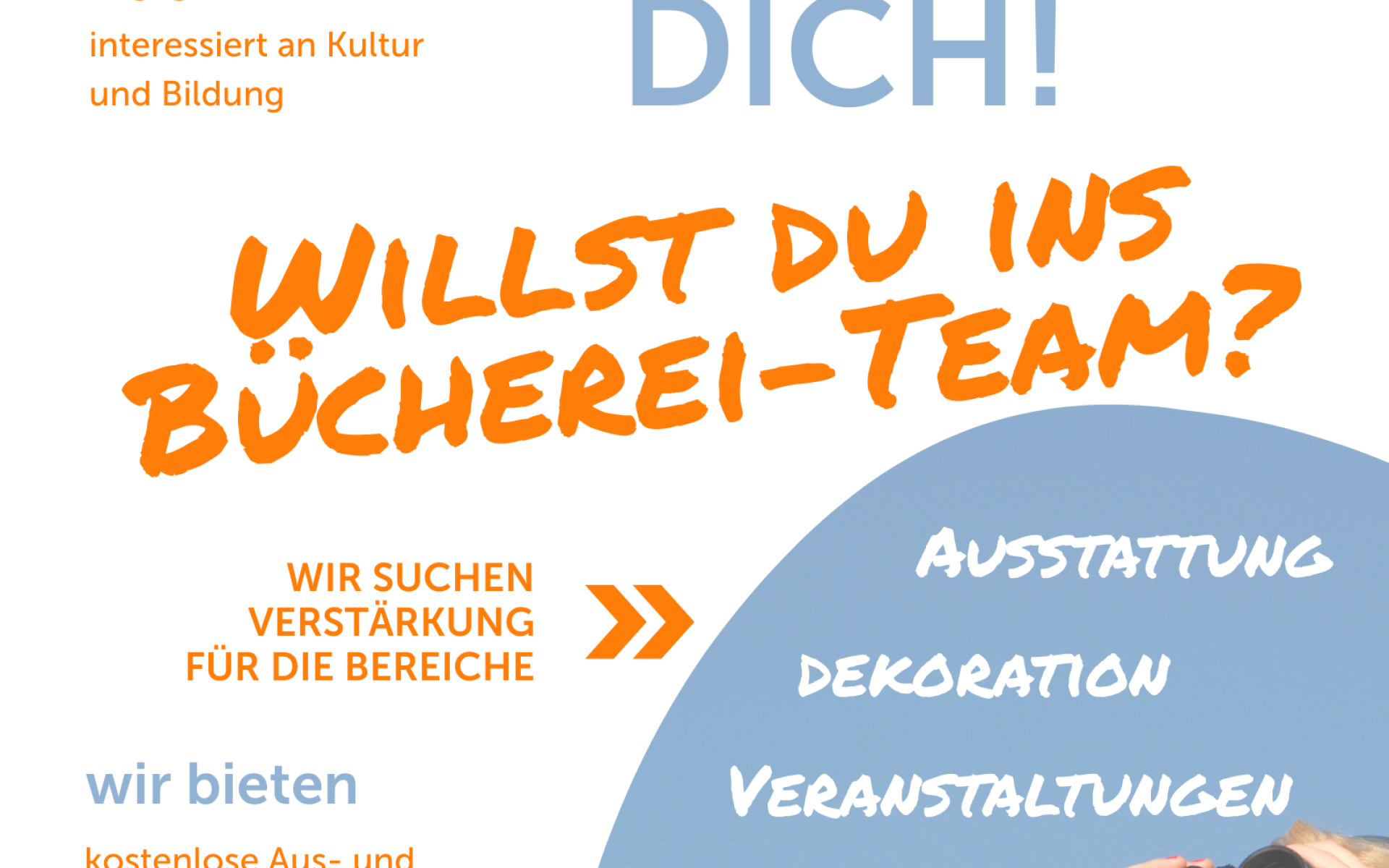 Plakat Mitarbeitersuche